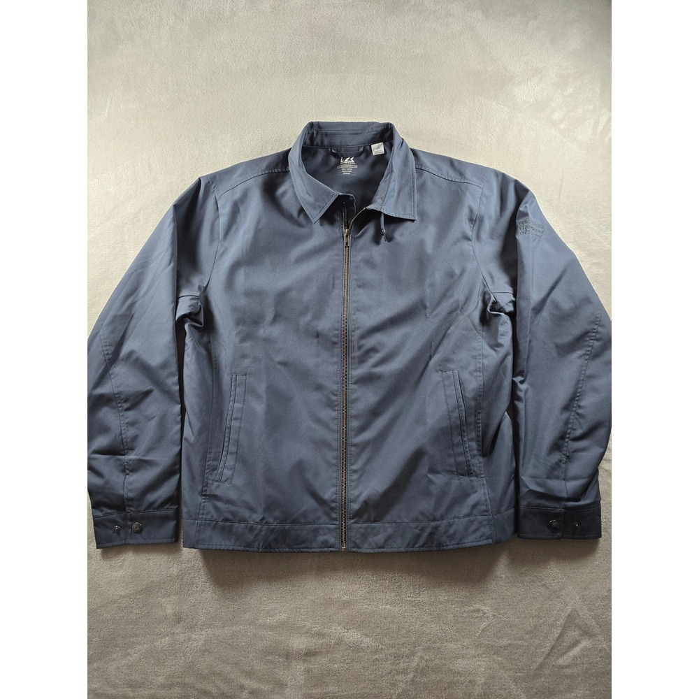 Cutter Buck WeatherTec Jacket Mens L Grey Water Wind‎ Resistant Full Zip *Read